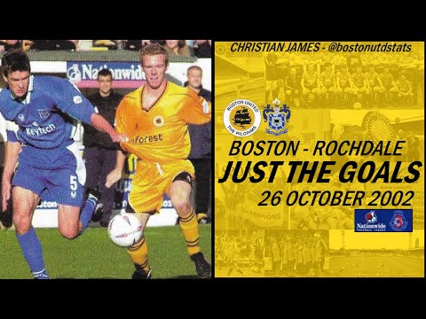 Boston United vs Rochdale 2002 Goals