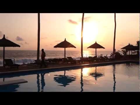 Beautiful Resort at Bassam Beach, Cote d'Ivoire.