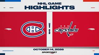 NHL Highlights | Canadiens vs. Capitals - October 14, 2026