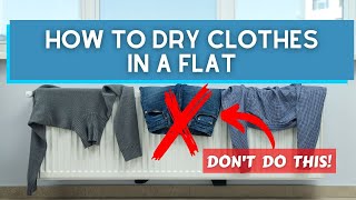 How To Dry Clothes In A Flat