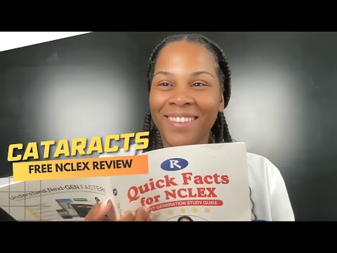 Motivationslektüre für den Montag: KOSTENLOSER NCLEX-Leitfaden zum Thema Katarakt