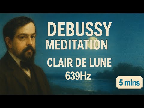 5 Minute Meditation Debussy – Clair de Lune – 639Hz #Debussy #639Hz #MeditationMusic
