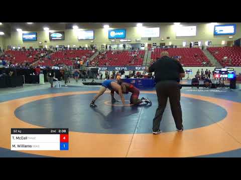 2018 Marine Corps US Open/Senior Men's Freestyle 92 Con 8 #2 - Timmy McCall (TMWC) Vs. Matt Willia