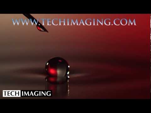 High Speed Camera Video - Water drop bouncing on water