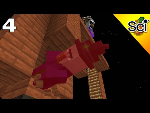 1.19 Skyblock: Bridging 6000 Blocks For Witches (Episode 4)