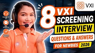 8 VXI INTERVIEW QUESTIONS AND ANSWERS FOR NEWBIES 2026 | NAYUMI CEE 🌻 