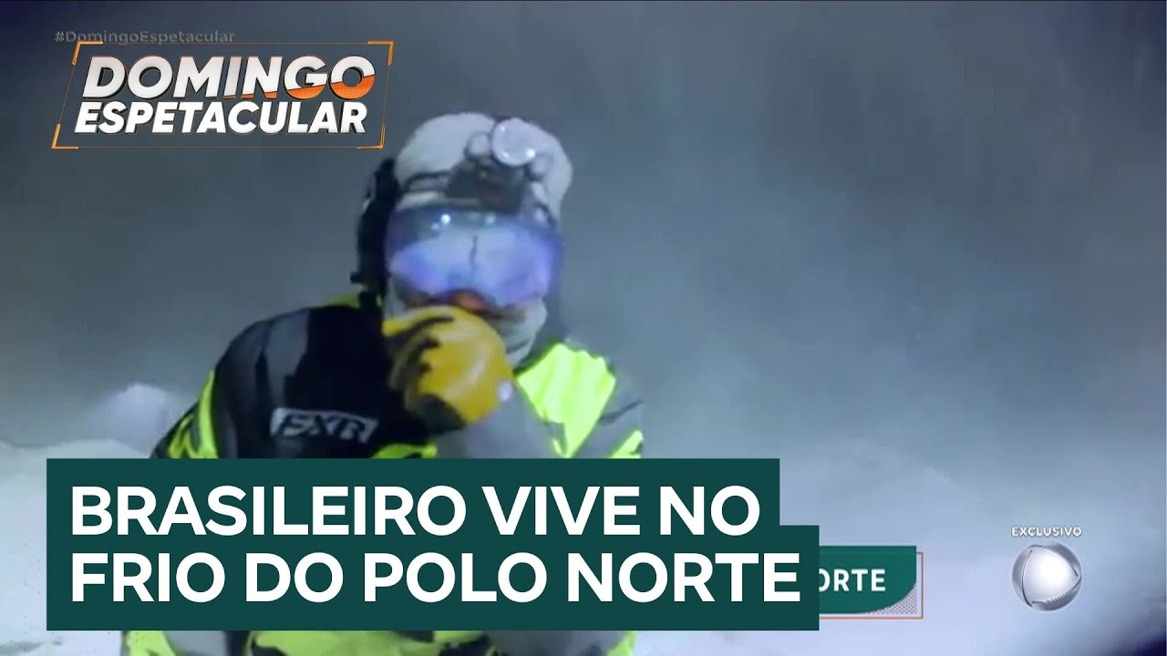 Homem de Gelo: Veja como vive o brasileiro que mora no frio extremo do Ártico