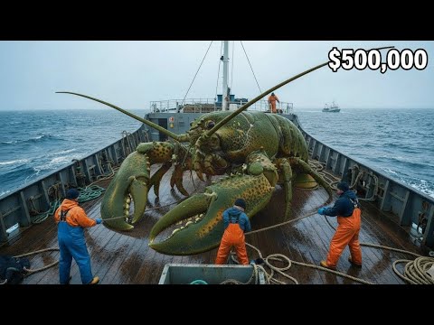 How Fishermen Make $350,000 in 3 Days Deep-Sea Lobster Trapping | Deep Sea Creatures