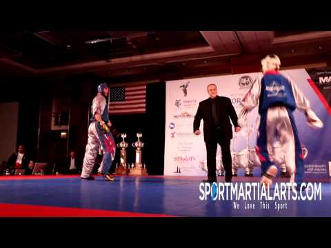 Ross Levine v Jason Grenier Men's Sparring Warrior Cup 2014 AKA Grands
