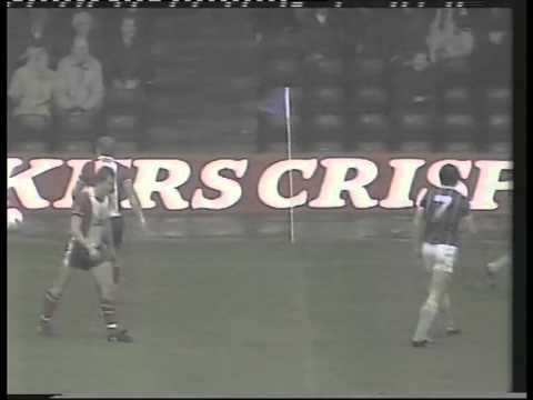 Leicester v Southampton 1983-84 Division One - Waterlogged pitch