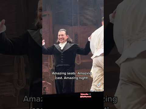 The VIP Hamilton Experience 😱 | #hamilton #broadway #musical