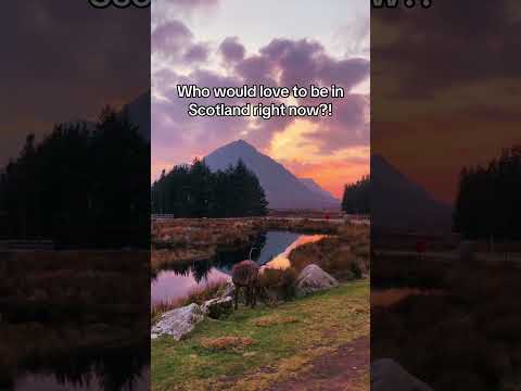 A magical scene from Glencoe in the Scottish Highlands 😍