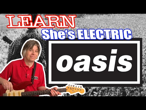 Learn to Play 'She's Electric' by Oasis on Guitar | Beginner's Tutorial