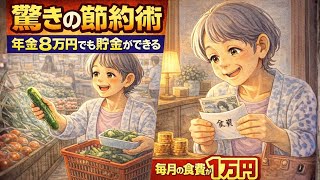 年金8万円でも何故かお金が貯まる驚きの節約術