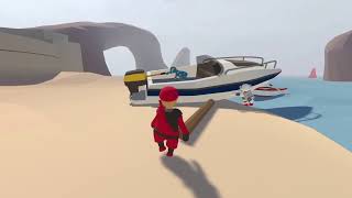 【Human Fall Flat】#02 初見の３人で攻略していくぞ！！