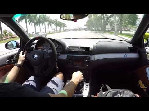 E46 M3 full exhaust highway onramps in-car sound!