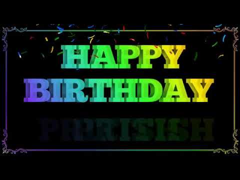 birthday  .pritish 29.05 2020