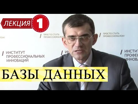 Базы данных. Лекция 1. Введение в базы и банки данных. Слёнкин Игорь Владимирович.