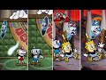 All Characters' Reactions During Transformations - Cuphead DLC