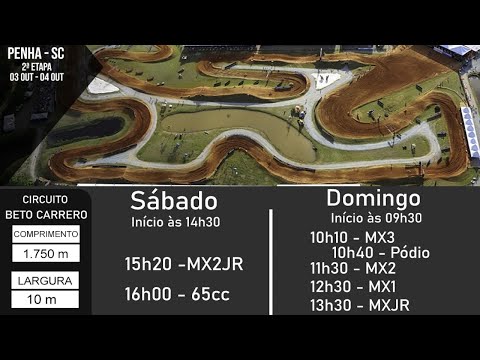 2ª Etapa - -Campeonato Brasileiro de Motocross 2020 - Sábado