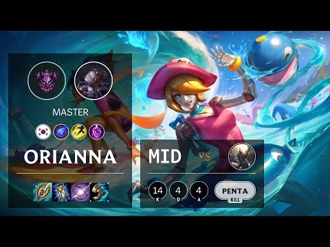 Orianna Mid vs Pantheon - KR Master Patch 10.15