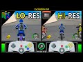 Excitebike 64 Nintendo 64 Vs Excitebike 64 W Expansion Pak Real Hardware Comparison