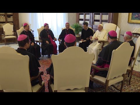 Obispos de Taiwán se reúnen por primera vez con Francisco