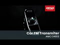 Video AMIO CAR FM transmitter 2×USB-A 1×USB-C 12V 24Vthumb 1