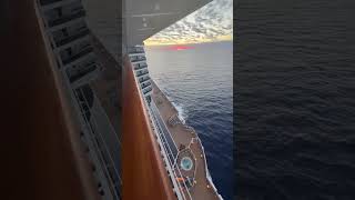 Breathtaking views from my cabin balcony on MSC Seaside! 🚢 #cruises #mscseaside #balconycabin