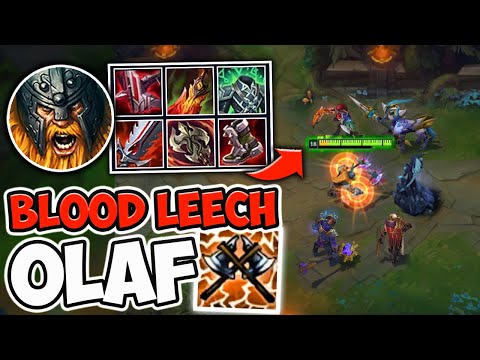 WHEN OLAF HITS 150% LIFESTEAL AND EVERY AUTO HEALS TO FULL! (THIS IS OP) - League of Legends