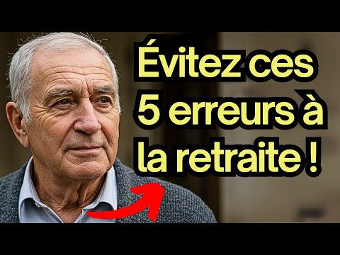 5 erreurs à la retraite que les seniors regrettent amèrement par la suite !