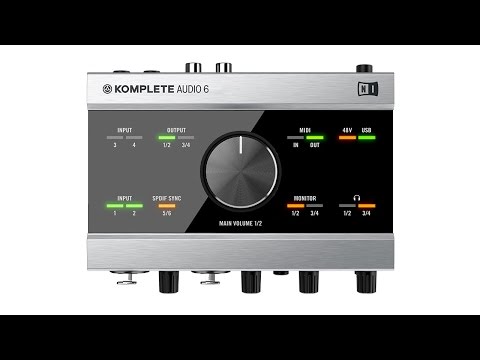 Native Instruments Komplete Audio 6 USB Audio 2010s - Aluminum image 11