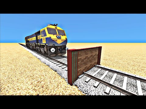 TRAINS Vs WALL — Trains Simulator Classic 2022 | Trains Crash Compilation | Indian Railways