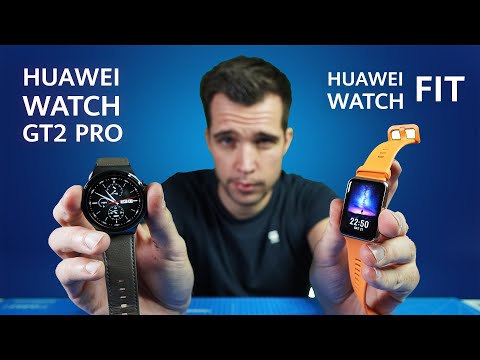 HUAWEI WATCH FIT vs HUAWEI WATCH GT 2 PRO - Comparison Review!