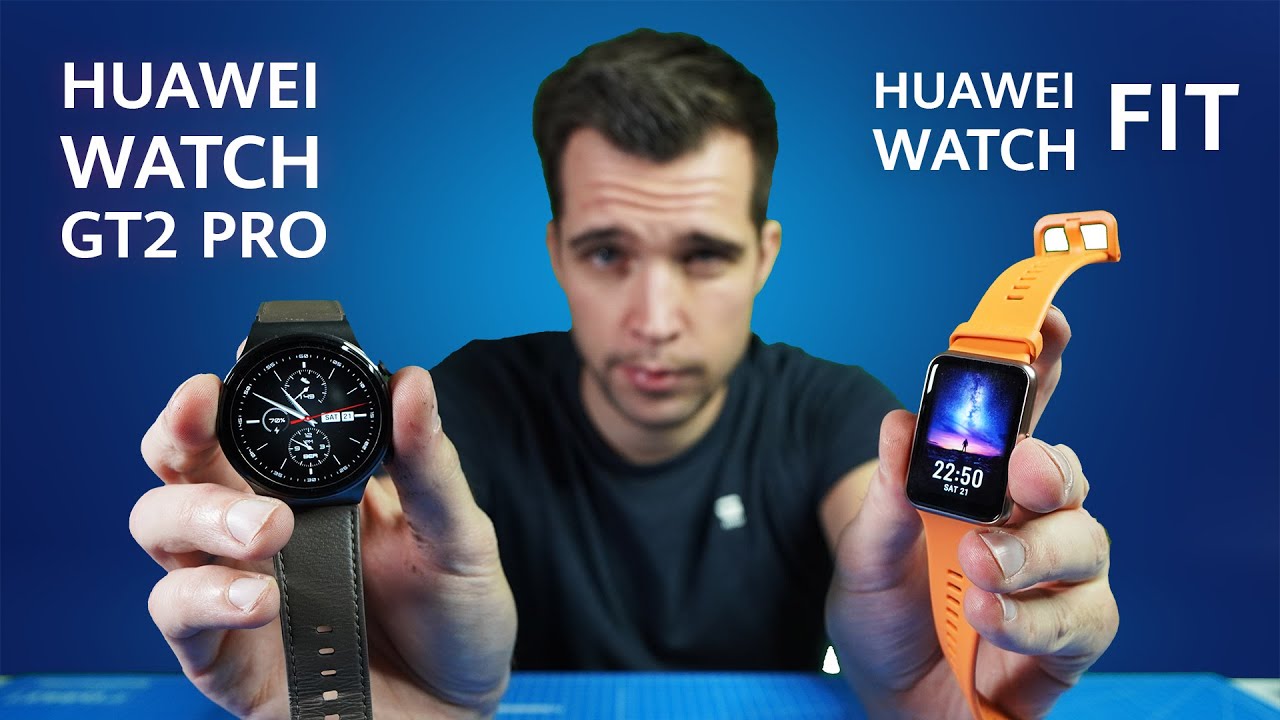 HUAWEI WATCH FIT vs HUAWEI WATCH GT 2 PRO - Comparison Review!