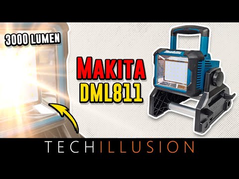 Makita LED prožektorius DML811 video