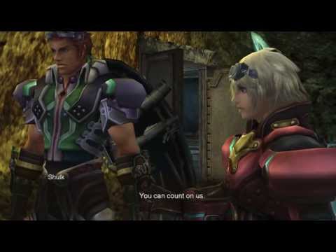 (Wii) Xenoblade Chronicles HD Cutscene 035b - Mechon in the Ether Mine - JAPANESE