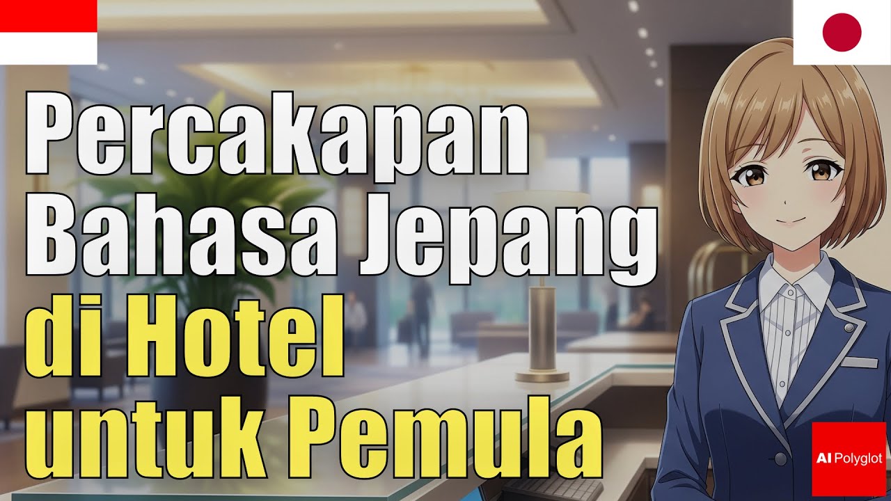 Percakapan Bahasa Jepang di Hotel untuk Pemula | ungkapan penting | dengan Hiragana episode artwork
