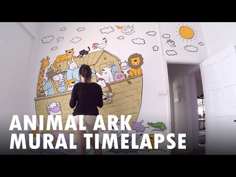 Animal Ark Mural Time lapse
