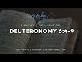 Deuteronomy 6:4-9 - The Shema for children to memorize - Discipleship In the Home
