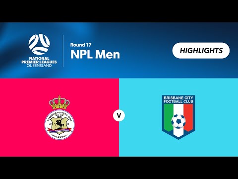 NPL Men Round 17 - St George Willawong vs. Brisbane City Highlights