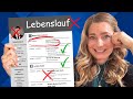 Lebenslauf 2025 Das Gehört NICHT Mehr Rein
