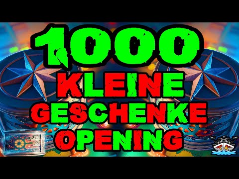 1000 KLEINE GESCHENKE OPENING 😱😱😱 "Container opening"⚓️ in World of Warships 🚢