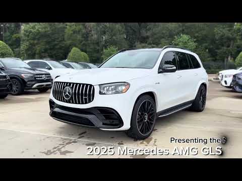 2025 Mercedes GLS 63 AMG in Moonlight White: The Ultimate Large Luxury SUV! #gls63 #luxurycars