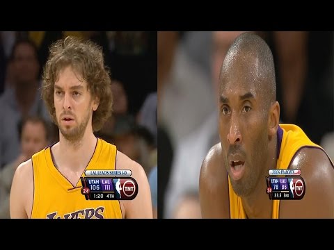 Kobe Bryant & Pau Gasol Full Highlights vs Jazz 2009 WCR1 GM2 - 48 Pts Combined