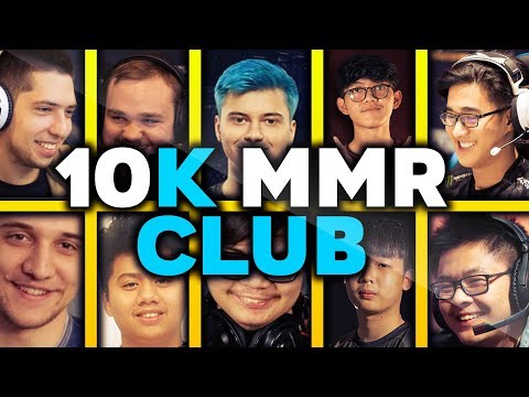10.000 MMR CLUB - ALL 10k MMR Players with their BEST Plays in Dota 2 History