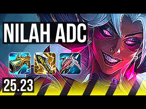 NILAH & Blitzcrank vs DRAVEN & Braum (ADC) | KR Grandmaster | 25.23