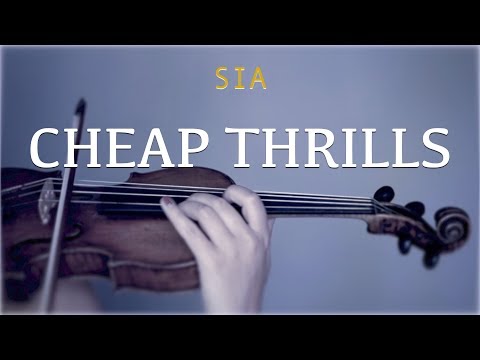 Sia - Cheap Thrills for violin and piano (COVER)