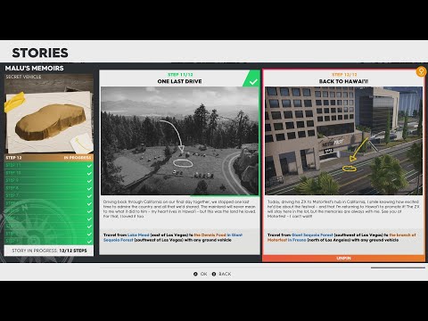 The Crew 2 - "Malu's Memoirs" Story Guide - All 12 Steps and Locations
