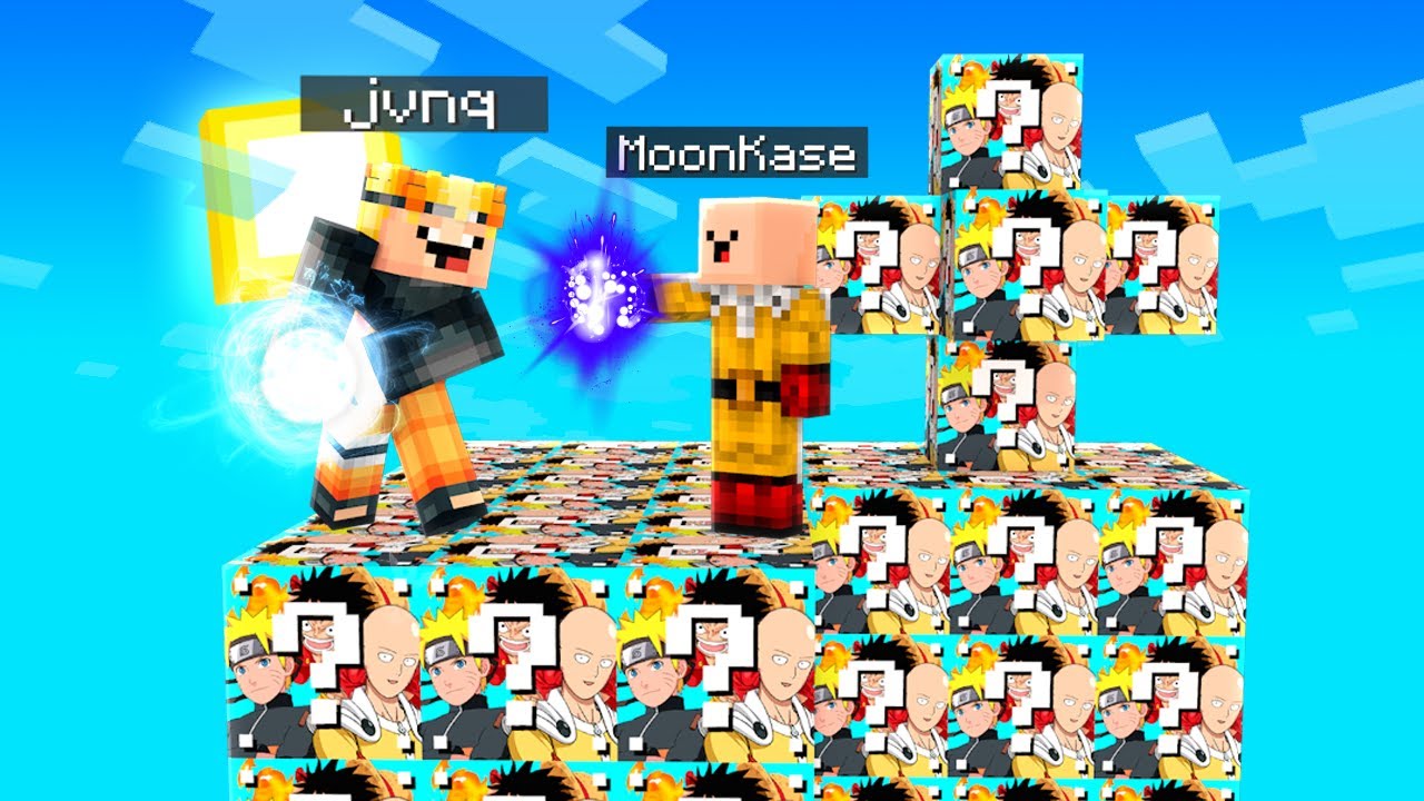 ILHA LUCKY BLOCK de ANIME | MINECRAFT